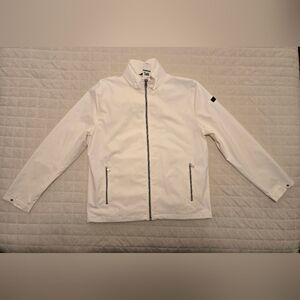 Men's New White Michael Kors lightweight windbreaker jacket,  size L.
